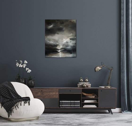 Moonrise Over Norway