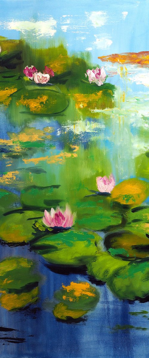 Water Lilies of Monet's Garden by Ruslana Levandovska