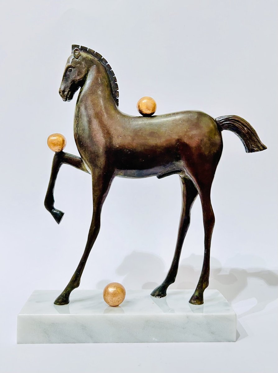 Expressive Bronze Sculpture , Happy Hours, No. 3/7 By Gor Avetisyan, 10 X 13, Artwork For Sale On Artfinder