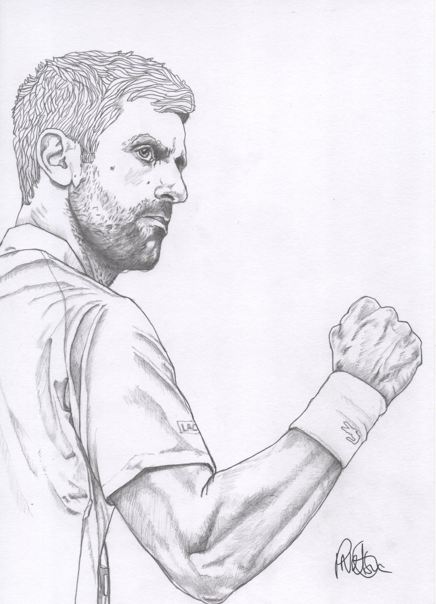 Tennis Novak Djokovic by Paul Nelson-Esch