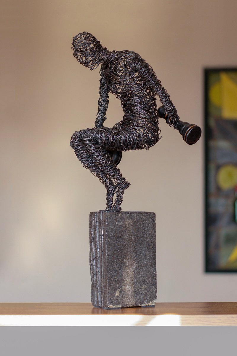 Expressive Sculpture , Tough Decision By Karen Axikyan, 9 X 19, Artwork For Sale On Artfinder