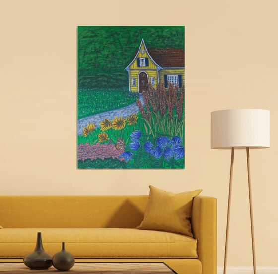 Yellow Cottage Garden