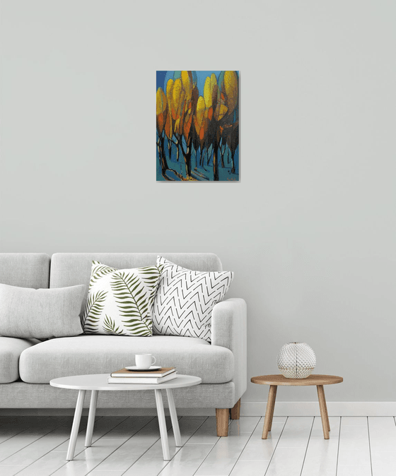 Autumn Fiery Trees
