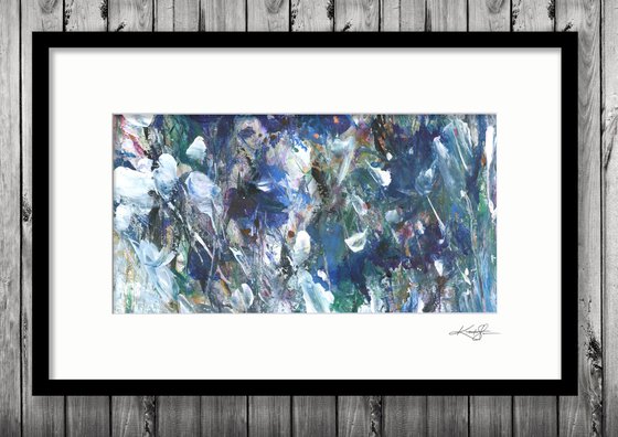 Meadow Wanderlust 2 - Abstract Flower Painting by Kathy Morton Stanion