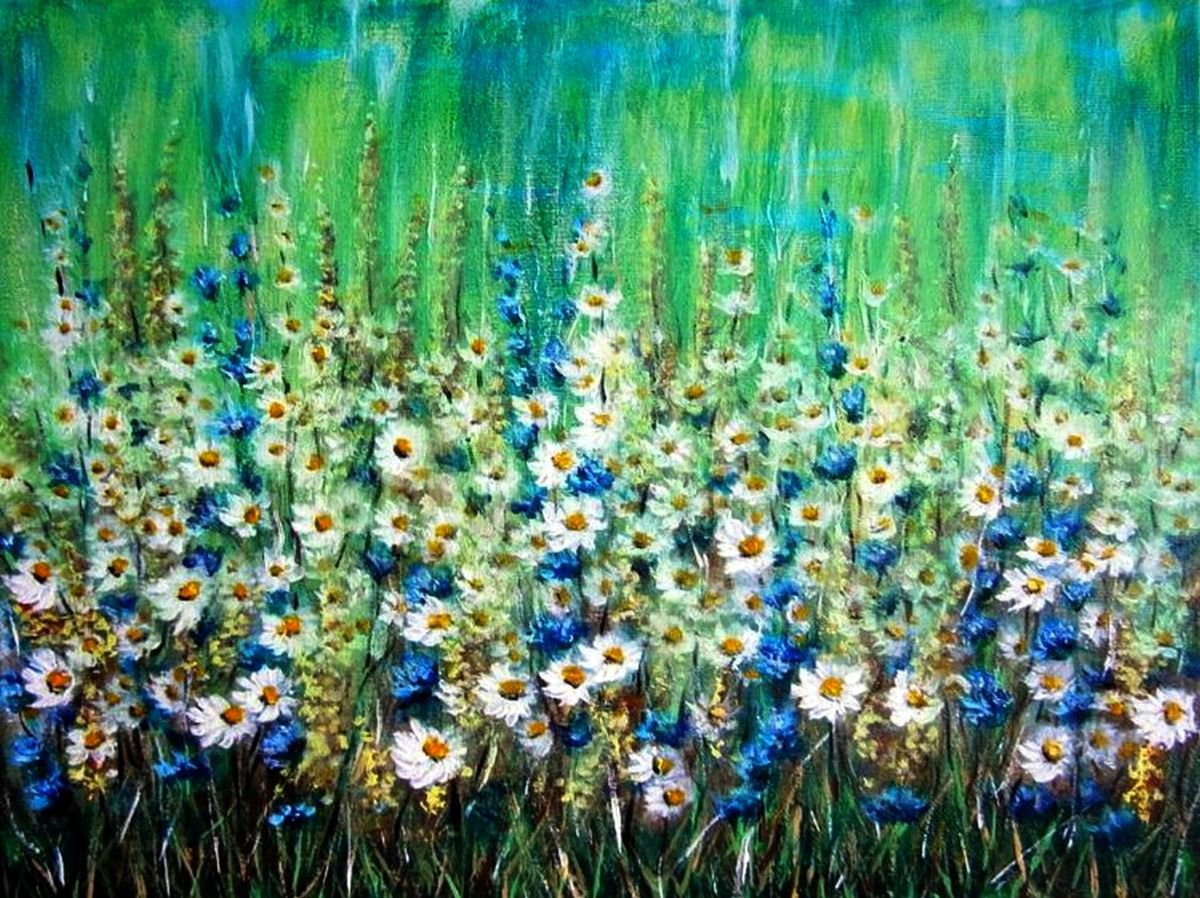 Meadow flowers 2.. by Emilia Urbanikova