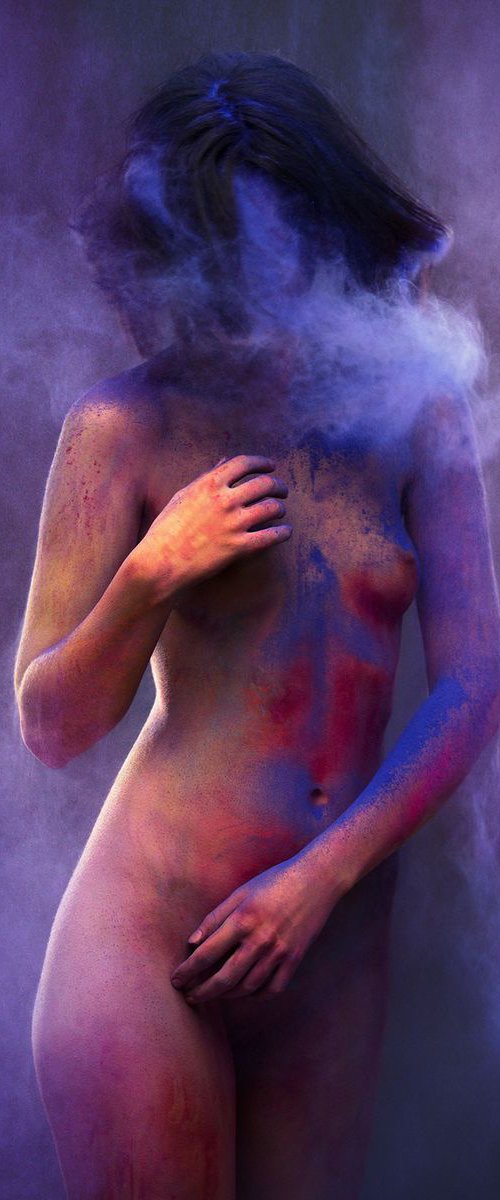 Rite of Colors II. - Art nude by Peter Zelei