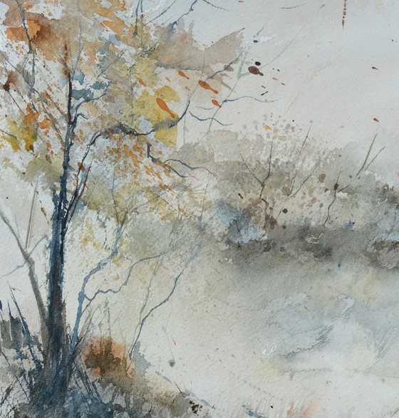 autumn hints-watercolor