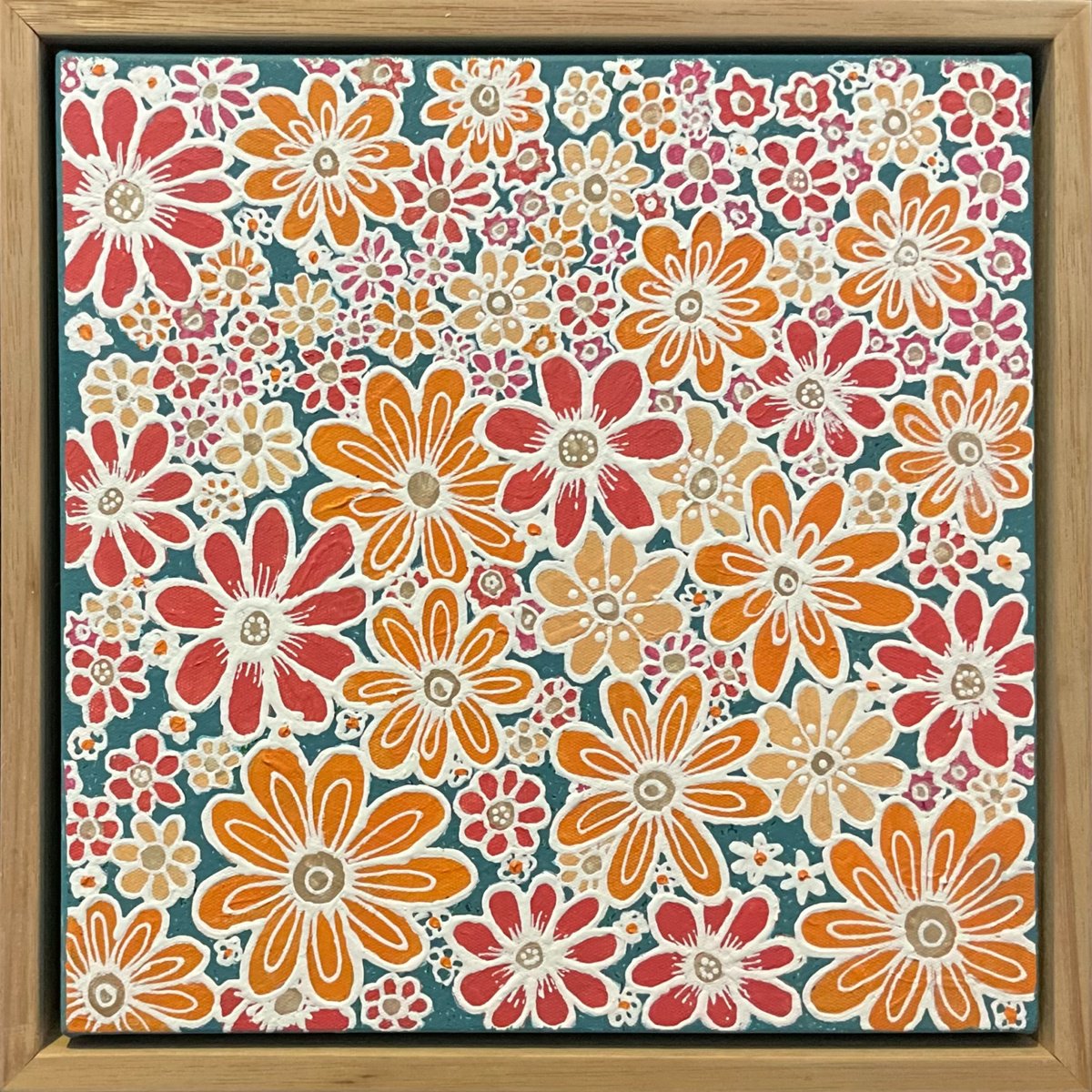 Abstract Landscape Acrylic Painting By Carol Zsolt, 11 X 11, Inspiration 6706 - Cz24047, Original Artwork