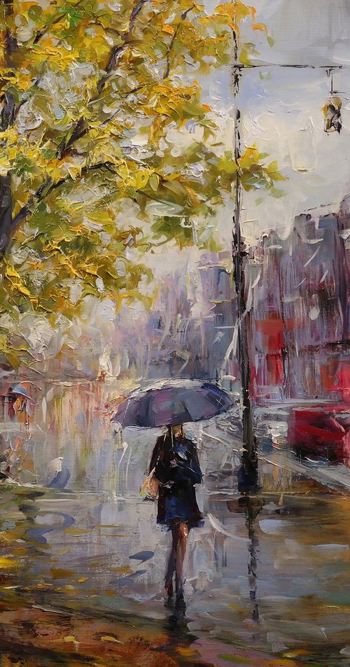 "Walk under the rain" by Gennady Vylusk