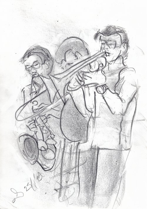 Horn section, untitled by Gordon T.