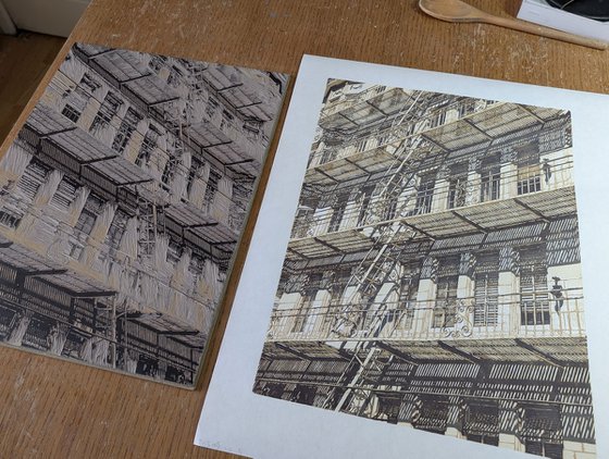Fell Street Fire Escapes