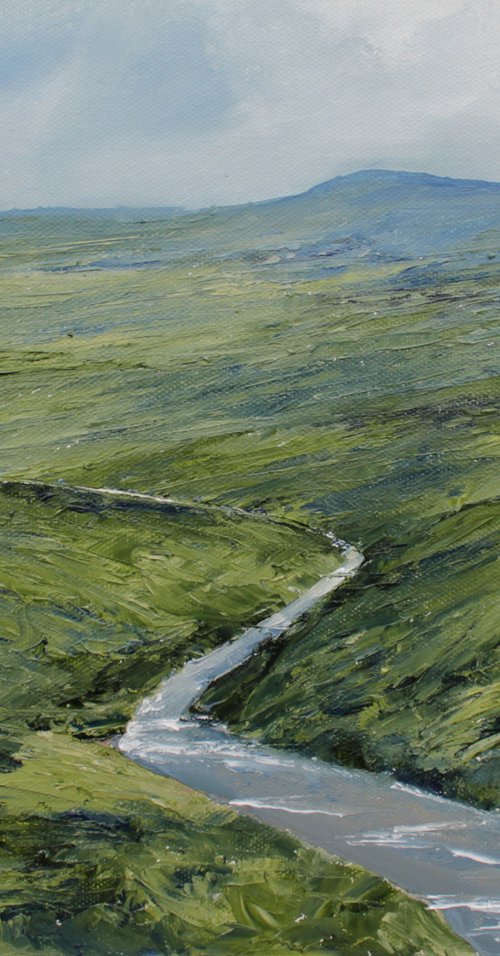 Mountain Stream, Irish Landscape by John Halliday