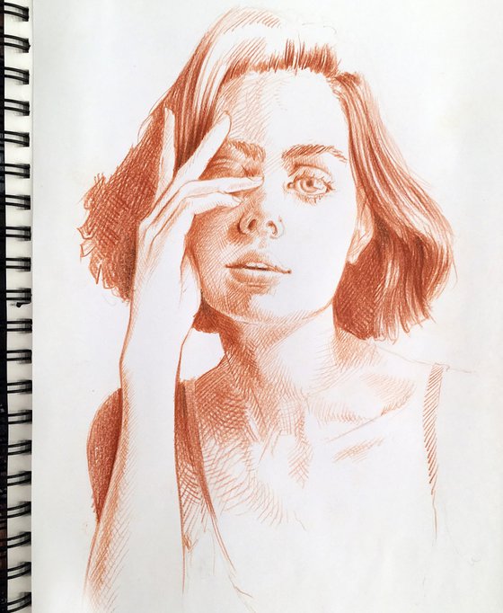 Portrait 213 - Red Quietness