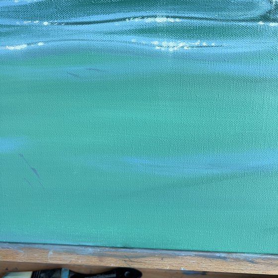 Reflection of A Blue Sky