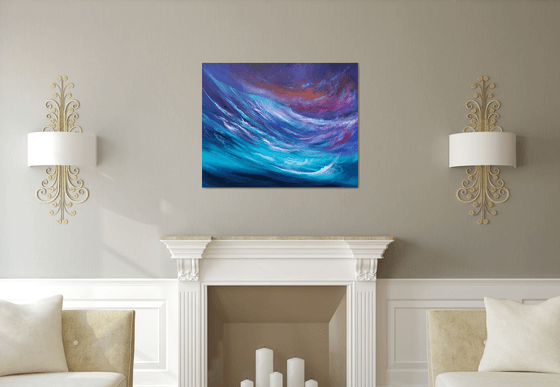 Wild Seas - Large Emotional Seascape, Art