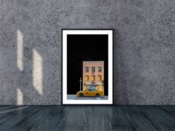 Yellow Taxicab, New York - 16 x 24"