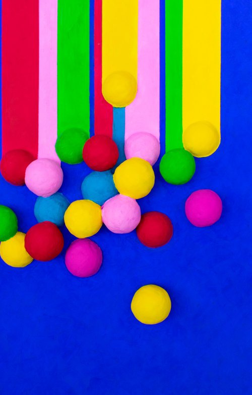 Play dough balls by Milena Nicosia