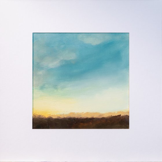 Dawn - landscape - Small size affordable art - Ideal decoration - Ready to frame