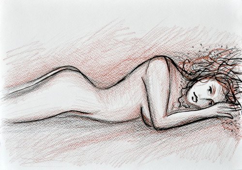 Lying Woman by Alex Solodov