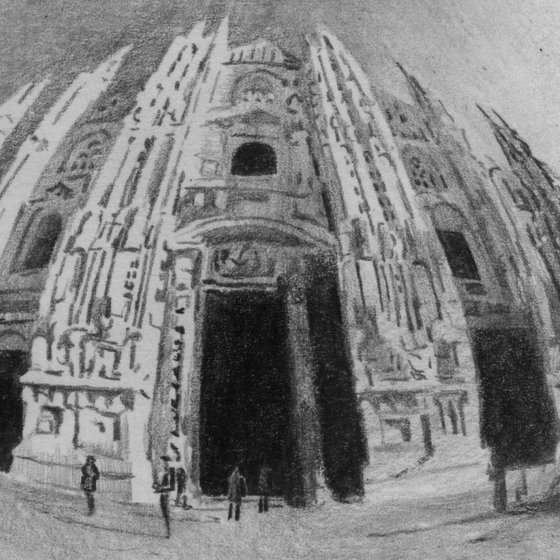 Duomo di Milano in una sfera Italy