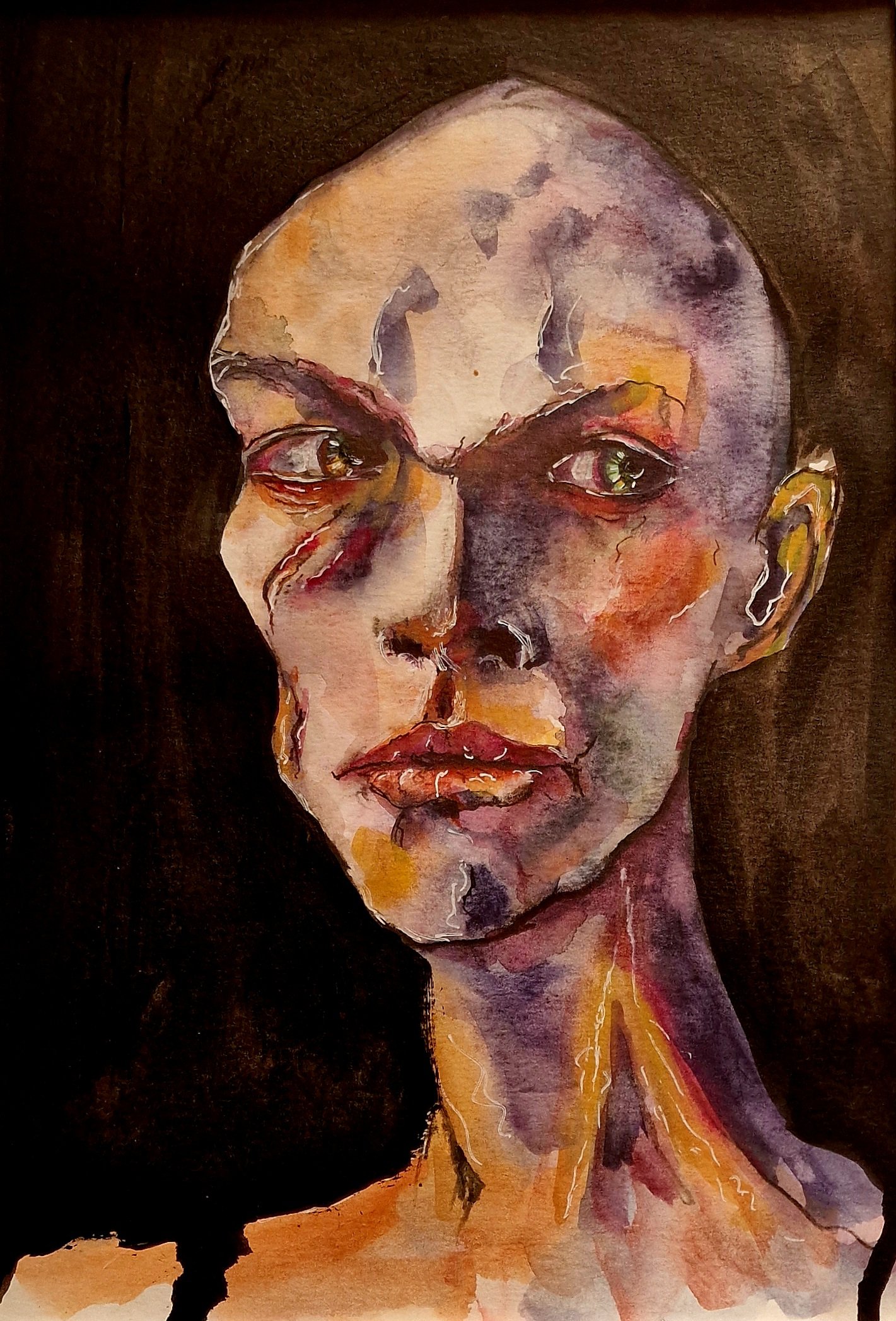 Surrealistic Ink Drawing , Flashbacks Of A Fool By Leezee Lee ( Georgiana L. Nicolae), 8 X 12, Artwork For Sale On Artfinder