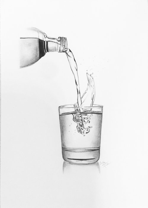 Pouring water by Amelia Taylor