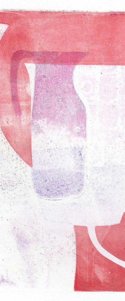 Monoprint - Still life no. 10 by Hilde Hoekstra