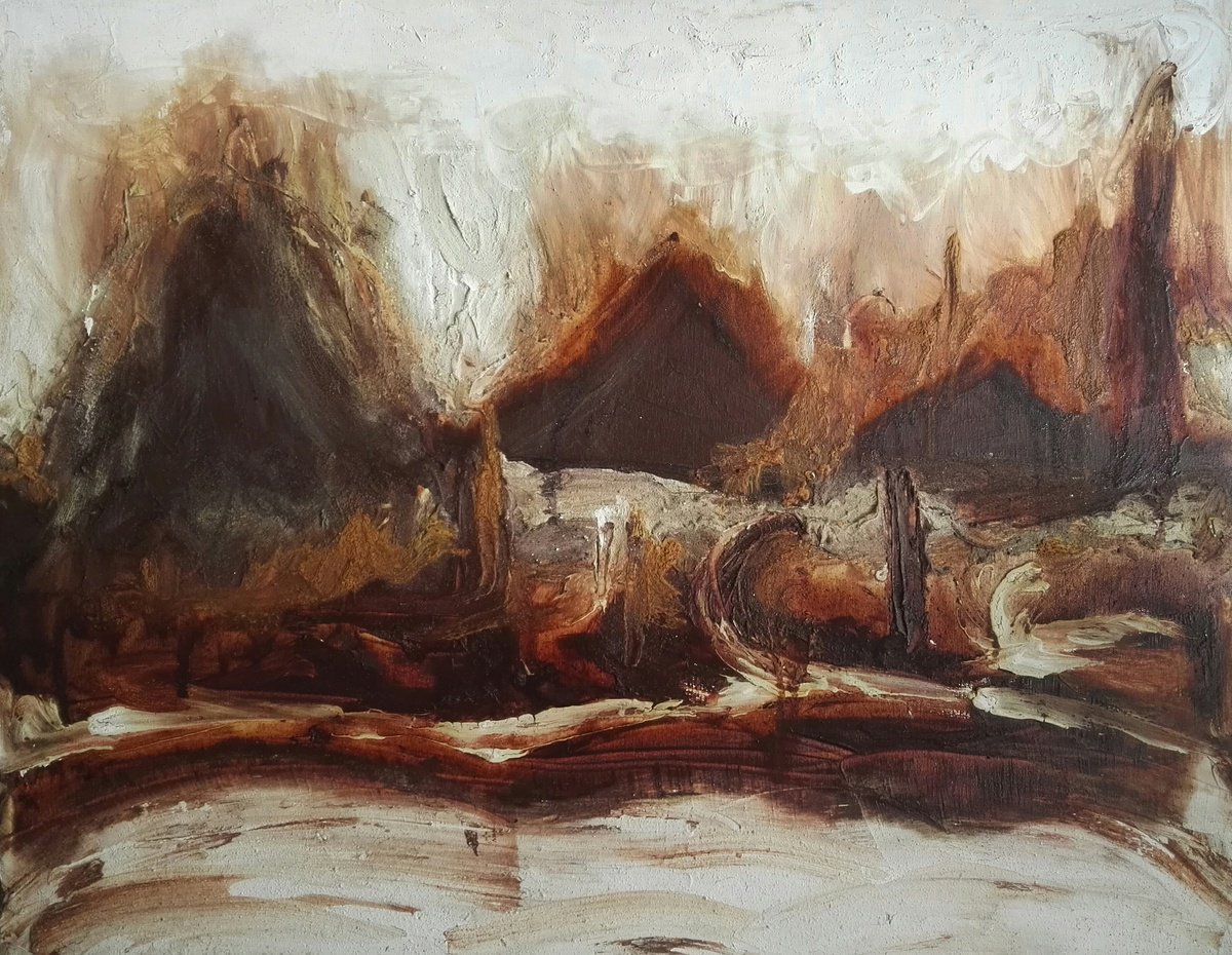 Surrealistic Acrylic Painting , Qwvjhmo By Stefano Mazzolini, 31 X 24, Artwork For Sale On Artfinder