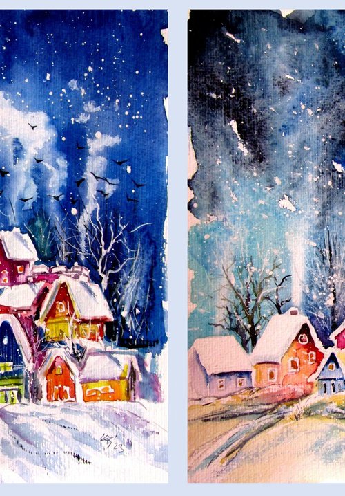 Frozen village collection by Kovács Anna Brigitta