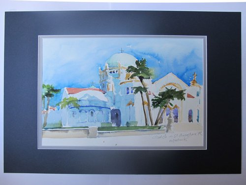 Church in St. Augustine Florida by Michael Fenton