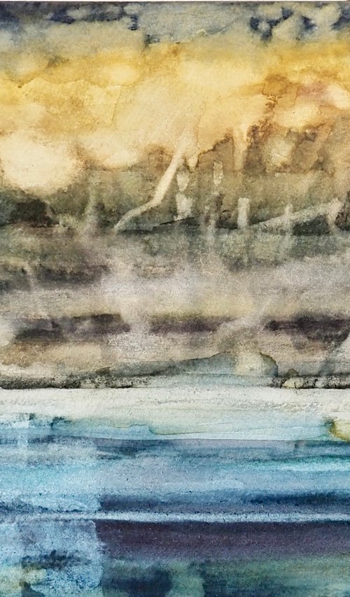 Acquitrino - Impressionist watercolor by Isabella Nazzarri