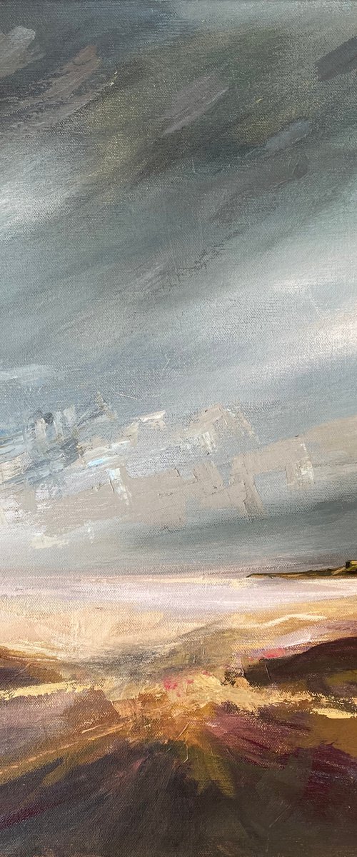Bamburgh Castle Afar by mark skirving