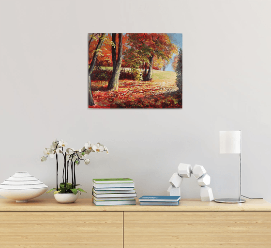 Sunlit Autumn Carpet