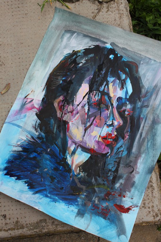 Girl Crying in the Rain