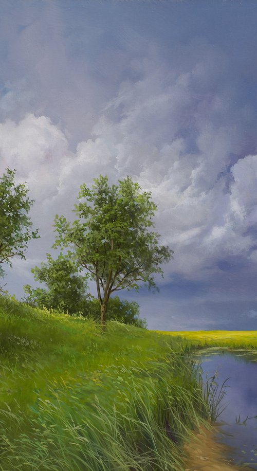 Summer day. Before the storm by Eduard Zhaldak