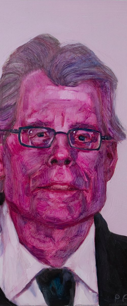pop portrait of Stephen King by Olivier Payeur