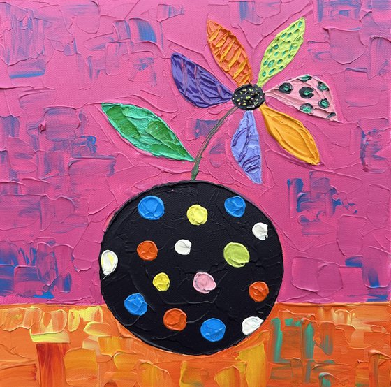 Polka dot still life