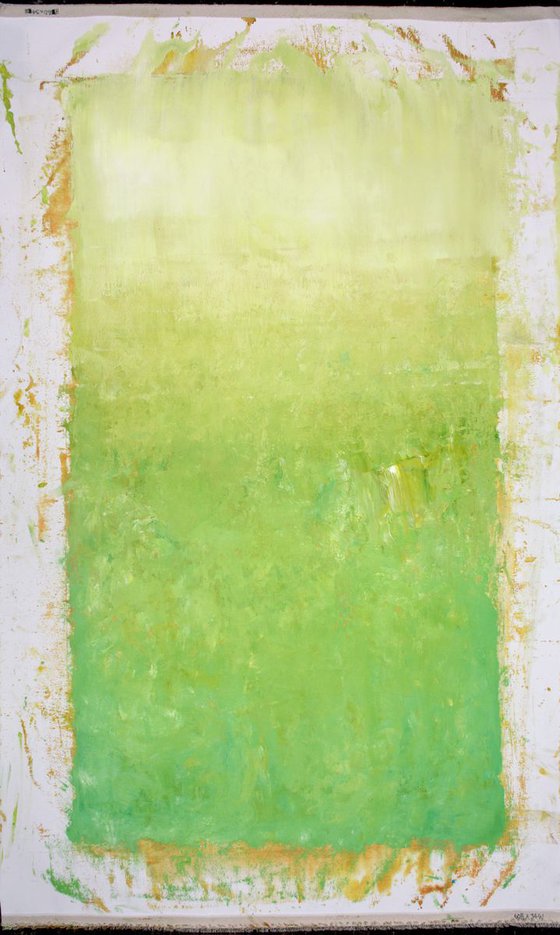 Morning Green 180604 vertical green abstract