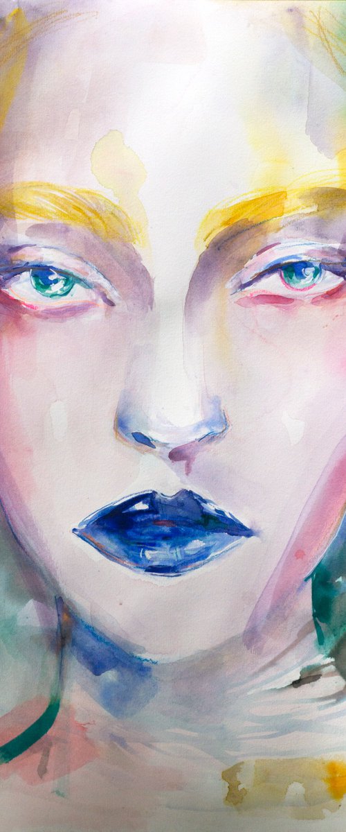 Blue lips by ESylvia