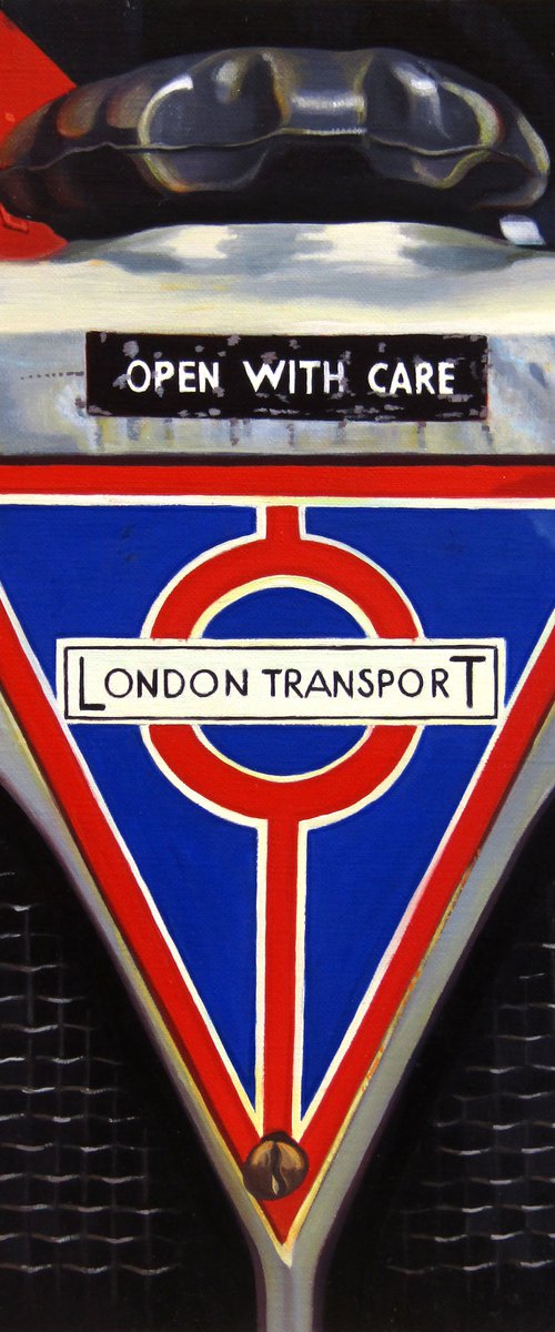 London Bus: Open With Care by Rebecca Coleman