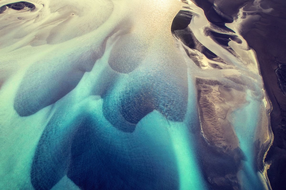 Photorealistic Landscape Photograph By Pavel Oskin, 35 X 24", Blueth, Original Artwork