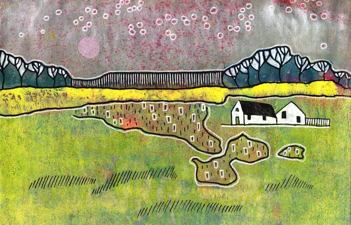 Calm Landscape 10 By Ariadna De Raadt, 9 X 6, Artwork For Sale On Artfinder