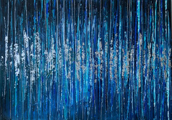Abstract Silver Birch Woodland