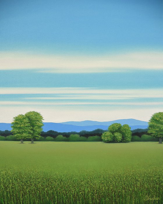Lush Grass - Blue Sky
