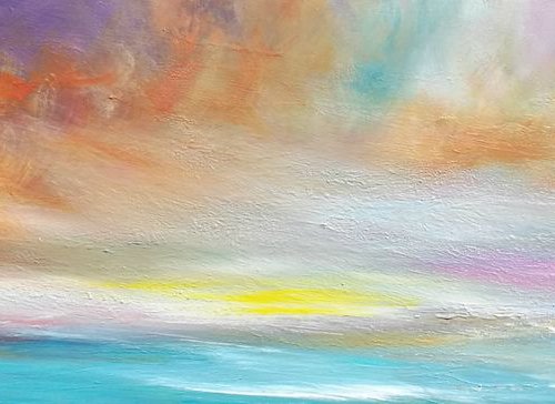 Kindness - Panoramic, Cornwall, Scotland, Coast, Seascape by Mel Graham