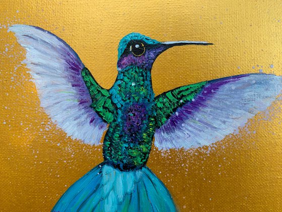Hummingbirds in Flight
