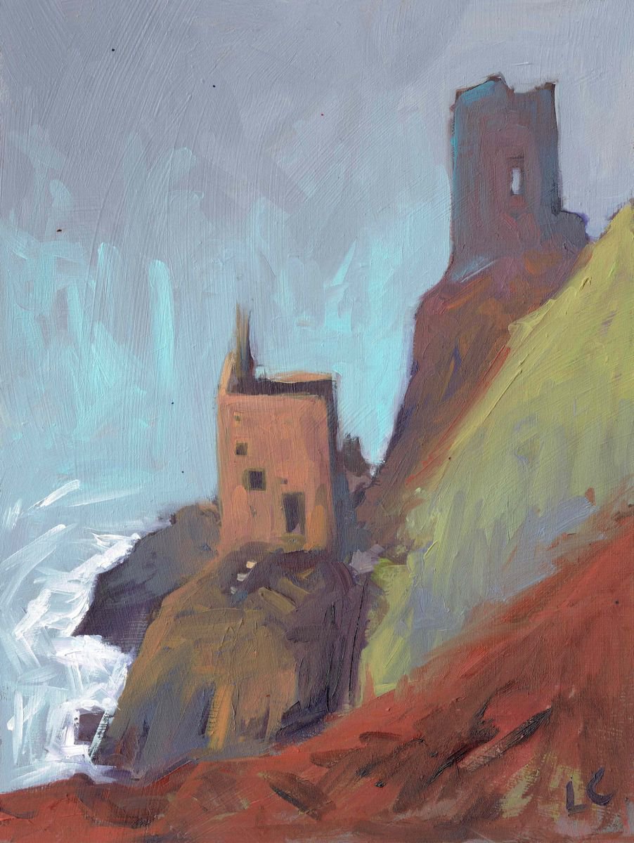 Heavy Sea Fog, Crowns Mine, Botallack. No.272 of 365 Project by Louise Collis