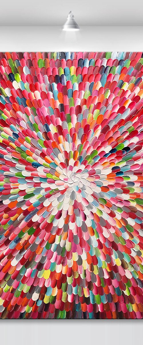 ‘Agathe III' - 40x40" by Tatiana Georgieva