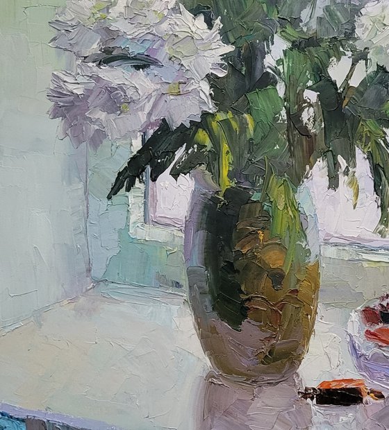 Flowers on the window