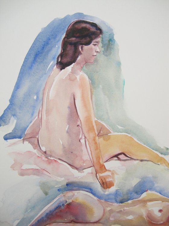 Seated/Reclining female nude